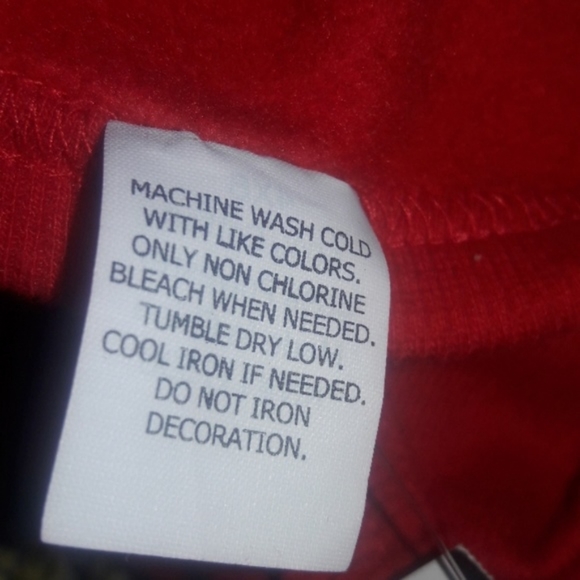 Big & tall Santa Suit Fleece Sweatshirt 4XB - Picture 7 of 7